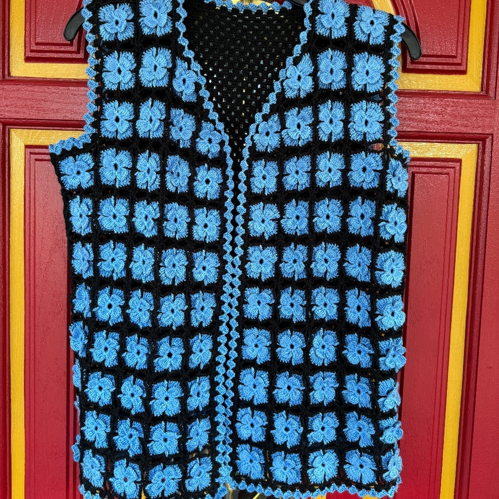 Women's  Vest Hand Made 100% Cotton Vest Medium to Large New